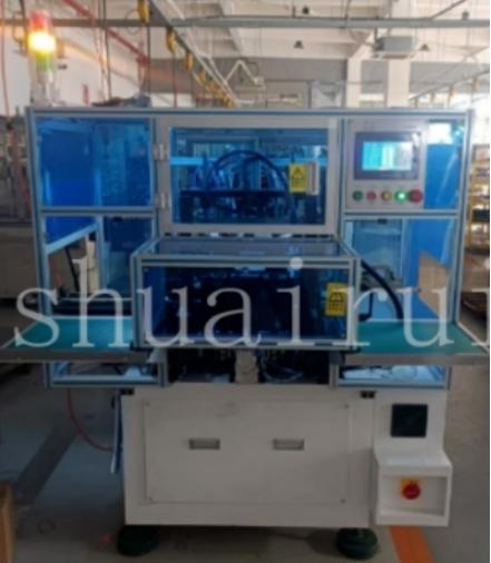 Stator duplex station curva apparatus processus
